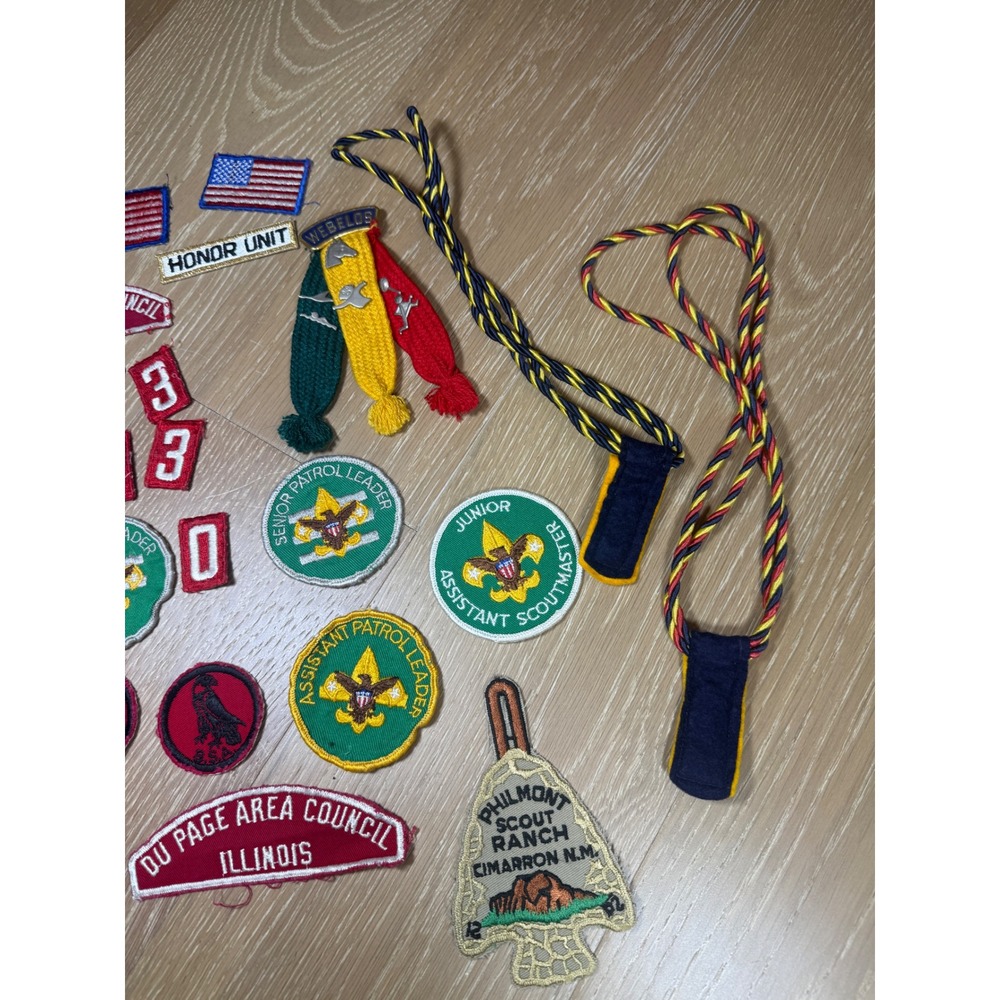 BSA Boy Scouts Philmont DuPage Area Council Patch Lot 1970s Vintage Multi Color - Picture 5 of 8